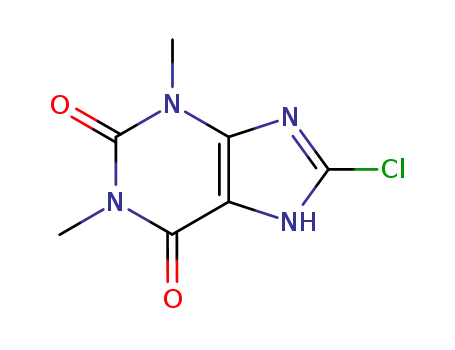 1H-Purine-2,6-dione,8-chloro-3,9-dihydro-1,3-dimethyl-
