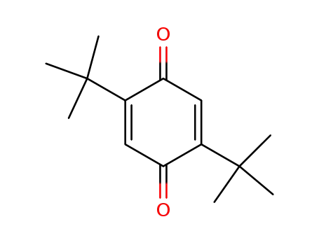 Molecular Structure of 2460-77-7 (2,5-Di-tert-butyl-1,4-benzoquinone)