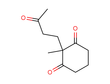 Molecular Structure of 5073-65-4 (1,3-Cyclohexanedione, 2-methyl-2-(3-oxobutyl)-)