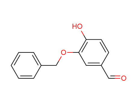 Molecular Structure of 50773-56-3 (3-Benzyloxy-4-hydroxybenzaldehyde)