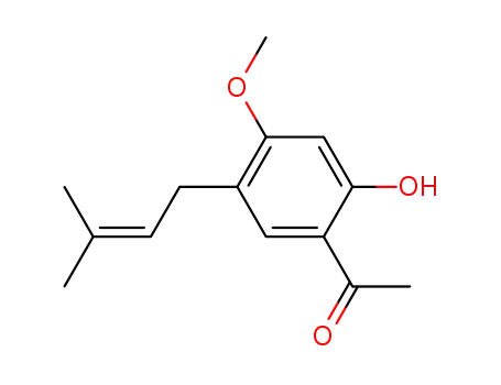 2′-hydroxyl-4′-methoxyl-5′-isopentenylacetophenone