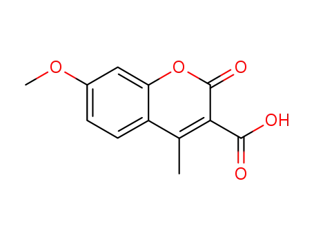 4-methyl-7-methoxy-2-oxo-2H-1-benzopyran-3-carboxylic acid