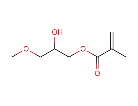 Molecular Structure of 23056-15-7 (2-Propenoic acid, 2-methyl-, 2-hydroxy-3-methoxypropyl ester)