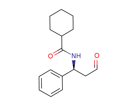 (S)-N-(3-oxo-1-phenylpropyl)cyclohexanecarboxamide