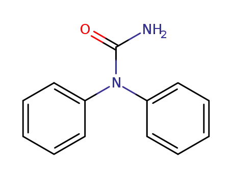 Molecular Structure of 603-54-3 (1,1-diphenylurea)