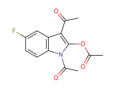 1,3-diacetyl-5-fluoro-1H-indol-2-yl acetate