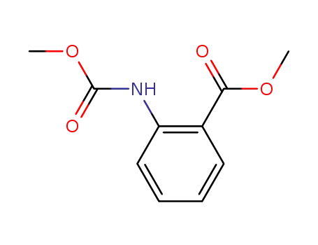 Molecular Structure of 7143-42-2 (methyl 2-[(methoxycarbonyl)amino]benzoate)