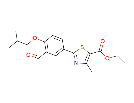 Ethyl 2-(3-formyl-4-isobutoxyphenyl)-4-methylthiazole-5-carboxylate(161798-03-4)