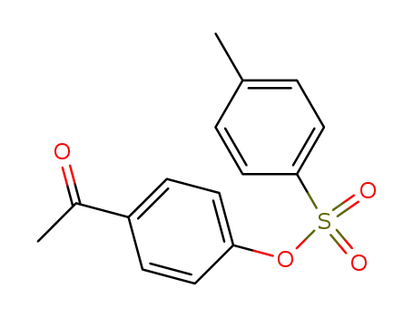 Molecular Structure of 64101-67-3 (Ethanone, 1-[4-[[(4-methylphenyl)sulfonyl]oxy]phenyl]-)