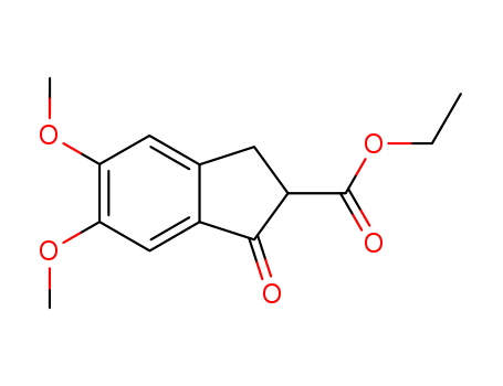 Ethyl 2,3-dihydro-5,6-dimethoxy-1-oxo-1H-indene-2-carboxylate