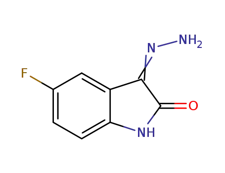 1H-Indole-2,3-dione,5-fluoro-,3-hydrazone