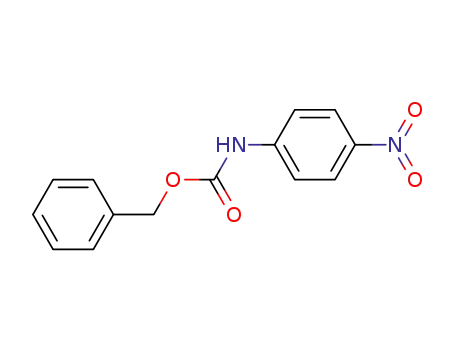 Molecular Structure of 53821-12-8 (Carbamic acid, (4-nitrophenyl)-, phenylmethyl ester (9CI))