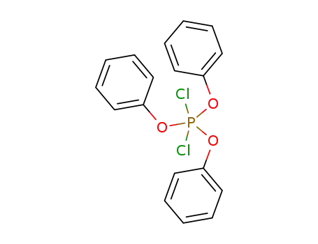 Molecular Structure of 15493-07-9 (Phosphorane, dichlorotriphenoxy-)
