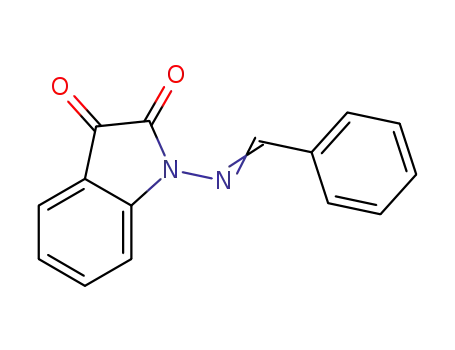 1-(benzylideneamino)indoline-2,3-dione