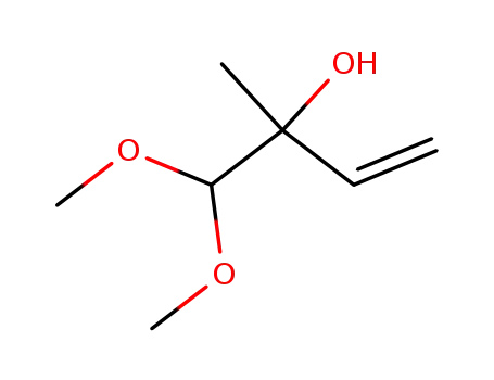 Molecular Structure of 3330-23-2 (3-Buten-2-ol, 1,1-dimethoxy-2-methyl-)