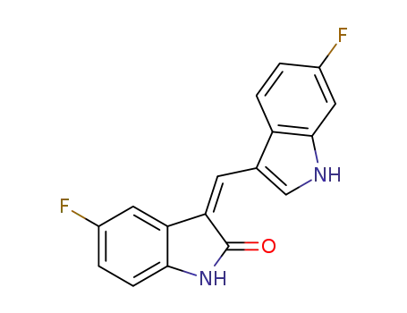 (Z)-5-fluoro-3-((5-fluoro-1H-indol-3-yl)methylene)indolin-2-one