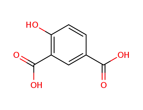 Molecular Structure of 636-46-4 (1,3-Benzenedicarboxylic acid, 4-hydroxy- (9CI))