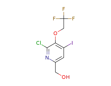 6-chloro-4-iodo-5-(2,2,2-trifluoroethoxy)-2-pyridinemethanol
