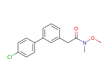 2-(4'-chloro-3-biphenylyl)-N-methoxy-N-methylacetamide