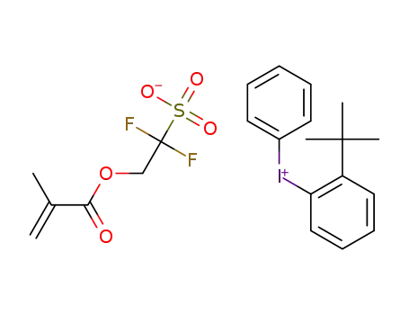 (t-butylphenyl)(phenyl)iodonium 1,1-difluoro-2-(methacryloyloxy)ethane-1-sulfonate
