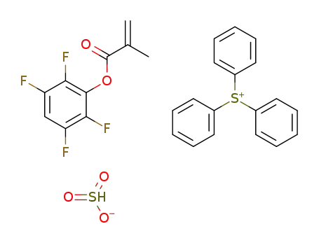 triphenylsulfonium 2,3,5,6-tetrafluoro-4-(methacryloyloxy)benzene sulfonate