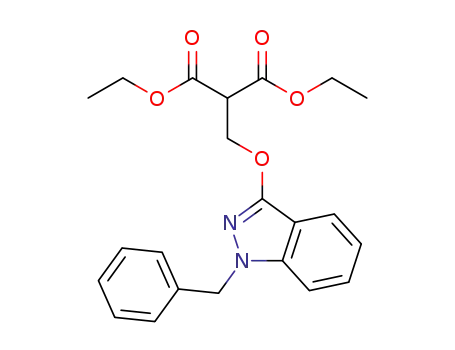 diethyl 2-(((1-benzyl-1H-indazol-3-yl)oxy)methyl)malonate