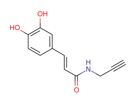 (E)-3-(3,4-dihydroxyphenyl)-N-(prop-2-ynyl)acrylamide