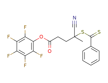pentafluorophenyl 4-cyano-4-((phenylcarbonothioyl)thio)pentanoate