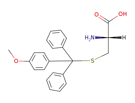 Molecular Structure of 177582-20-6 (CYSTEINE(4-METHOXYTRITYL)-OH)