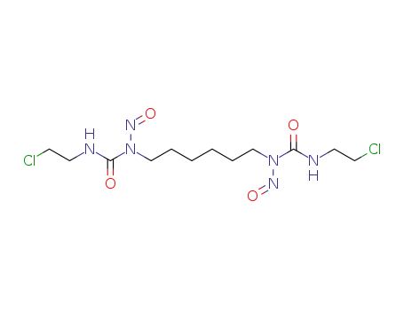 Molecular Structure of 34693-48-6 (3-(2-chloroethyl)-1-[6-(2-chloroethylcarbamoyl-nitroso-amino)hexyl]-1-nitroso-urea)