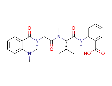(S)-2-(2-(2-(2-(dimethylamino)benzamido)-N-methylacetamido)-3-methylbutanamido)benzoic acid