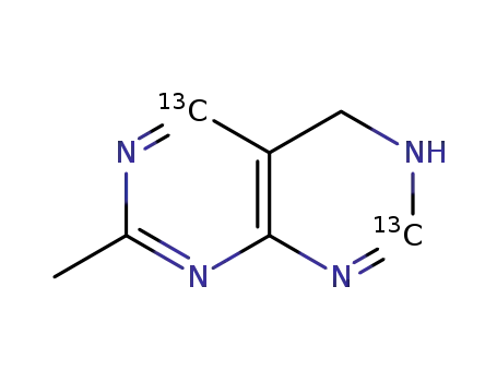 [C2,C5-13C2]-7-methyl-3,4-dihydropyrimido[4,5-d]pyrimidine