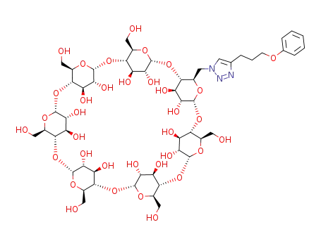 mono(6-deoxy-6-(1-1,2,3-triazo-4-yl)-1-propane-3-O-(phenyl))-β-cyclodextrin