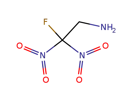 Molecular Structure of 18139-02-1 (Ethanamine,  2-fluoro-2,2-dinitro-)