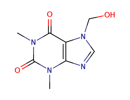 1H-Purine-2,6-dione, 3,7-dihydro-7-(hydroxymethyl)-1,3-dimethyl-