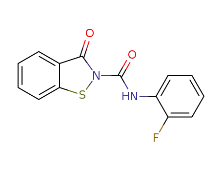 N-(2-fluorophenyl)benzisothiazol-3-one-2-amide