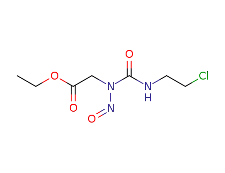 Ethyl-5-(2-chloroethyl)-3-nitrosohydantoat