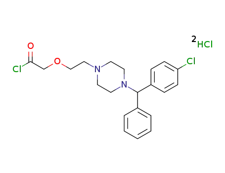 (2-{4-[(4-chlorophenyl)phenylmethyl]piperazin-1-yl}ethoxy)acetyl chloride dihydrochloride
