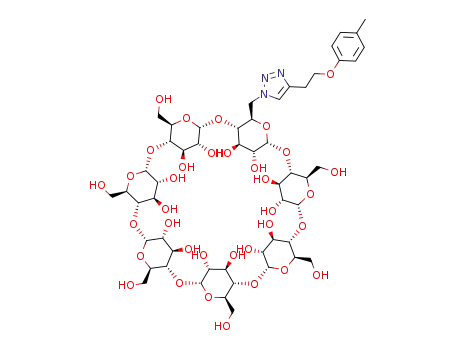 mono-6-[4-(2-(p-tolyloxy)ethyl)-1H-1,2,3-triazol-1-yl]-6-deoxy-β-cyclodextrin