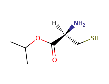 Molecular Structure of 79178-11-3 (cysteine isopropyl ester)