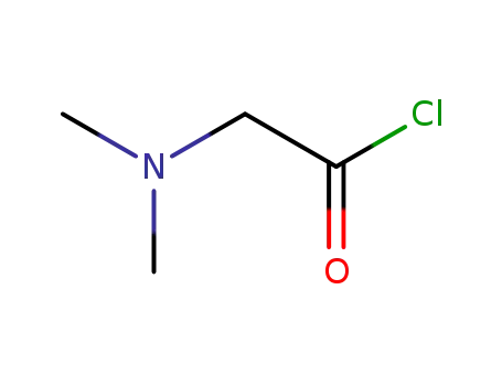 Molecular Structure of 51552-16-0 ((Dimethylamino)acetyl chloride)
