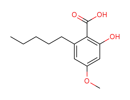 2-hydroxy-4-methoxy-6-pentylbenzoic acid