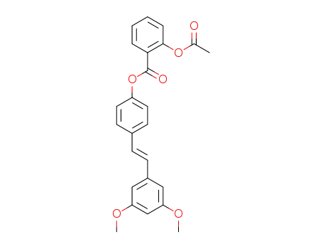 (E)-4-(3,5-dimethoxystyryl)phenyl 2-acetoxybenzoate