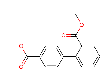 Molecular Structure of 55676-77-2 (dimethyl [1,1'-biphenyl]-2,4'-dicarboxylate)