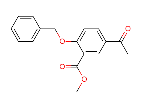 Molecular Structure of 27475-09-8 (2-BENZYL-5-ACETYL METHYL SALICYLATE)
