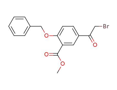 5-BROMOACETYL-2-BENSYLOXYBENZOIC ACID METHYL ESTER