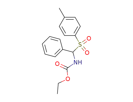 Ethyl-N-<α-(p-toluolsulfonyl)-benzyl>-carbamat
