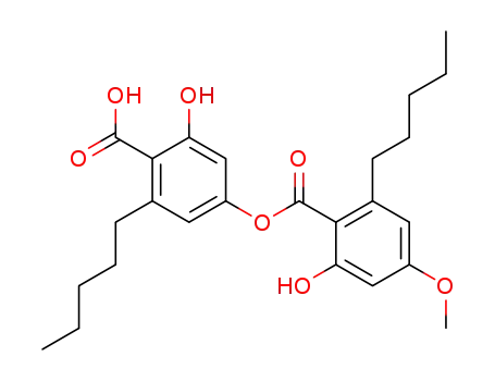 2-hydroxy-4-(2-hydroxy-4-methoxy-6-pentylbenzoyloxy)-6-pentylbenzoic acid