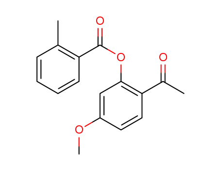 2-acetyl-5-methoxyphenyl 2-methylbenzoate