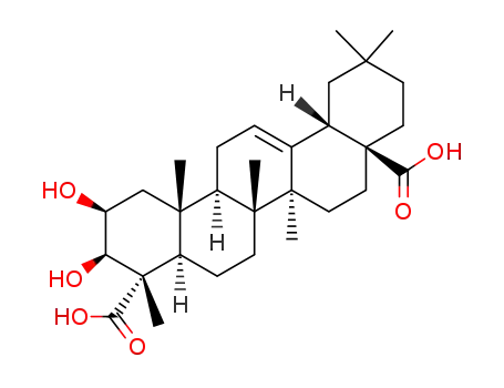 Molecular Structure of 599-07-5 (medicagenic acid)